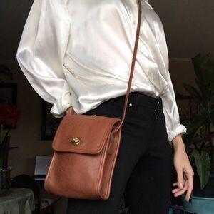 Vintage Coach Chestnut Brown Crossbody Purse